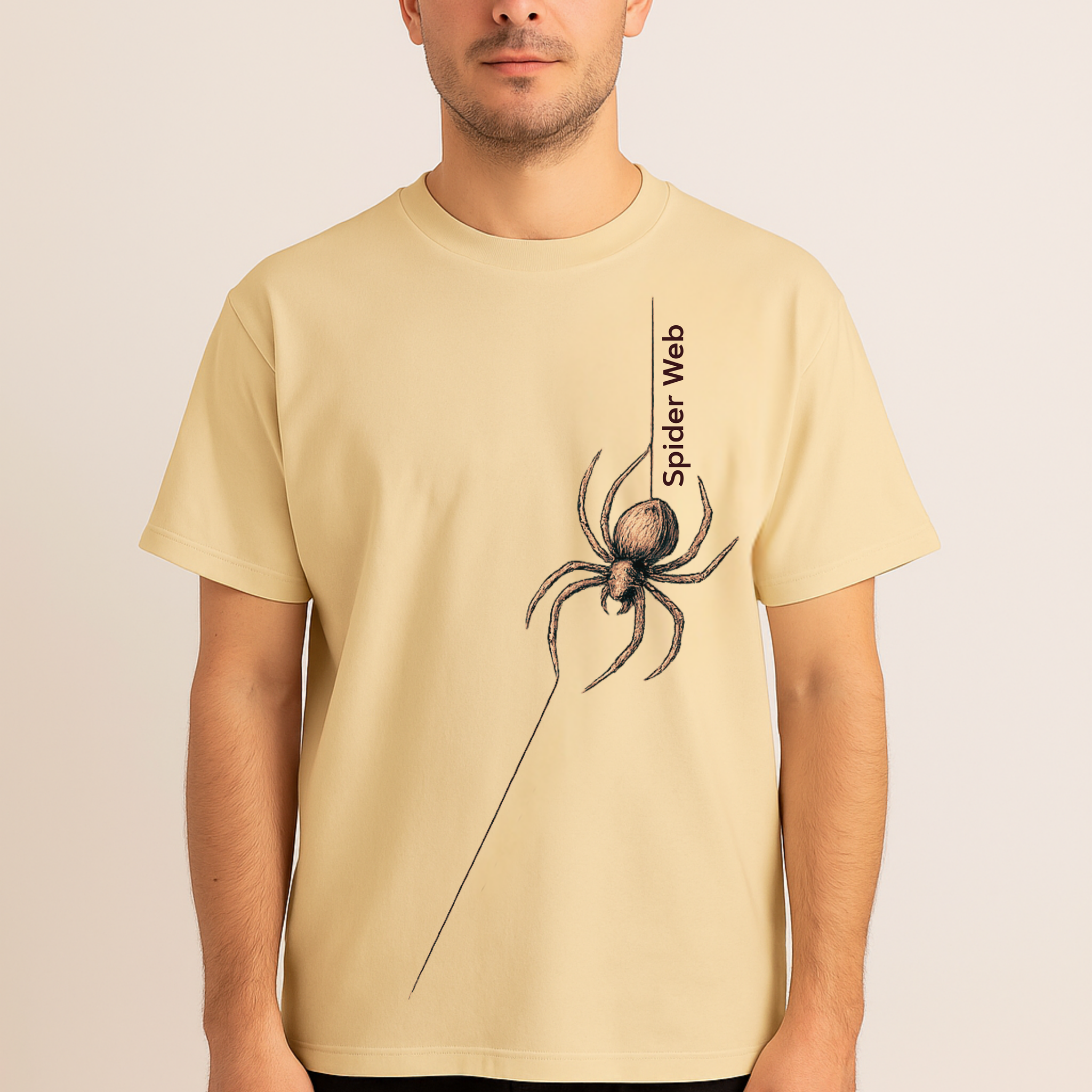 Spider Web – Oversized Patience Tee