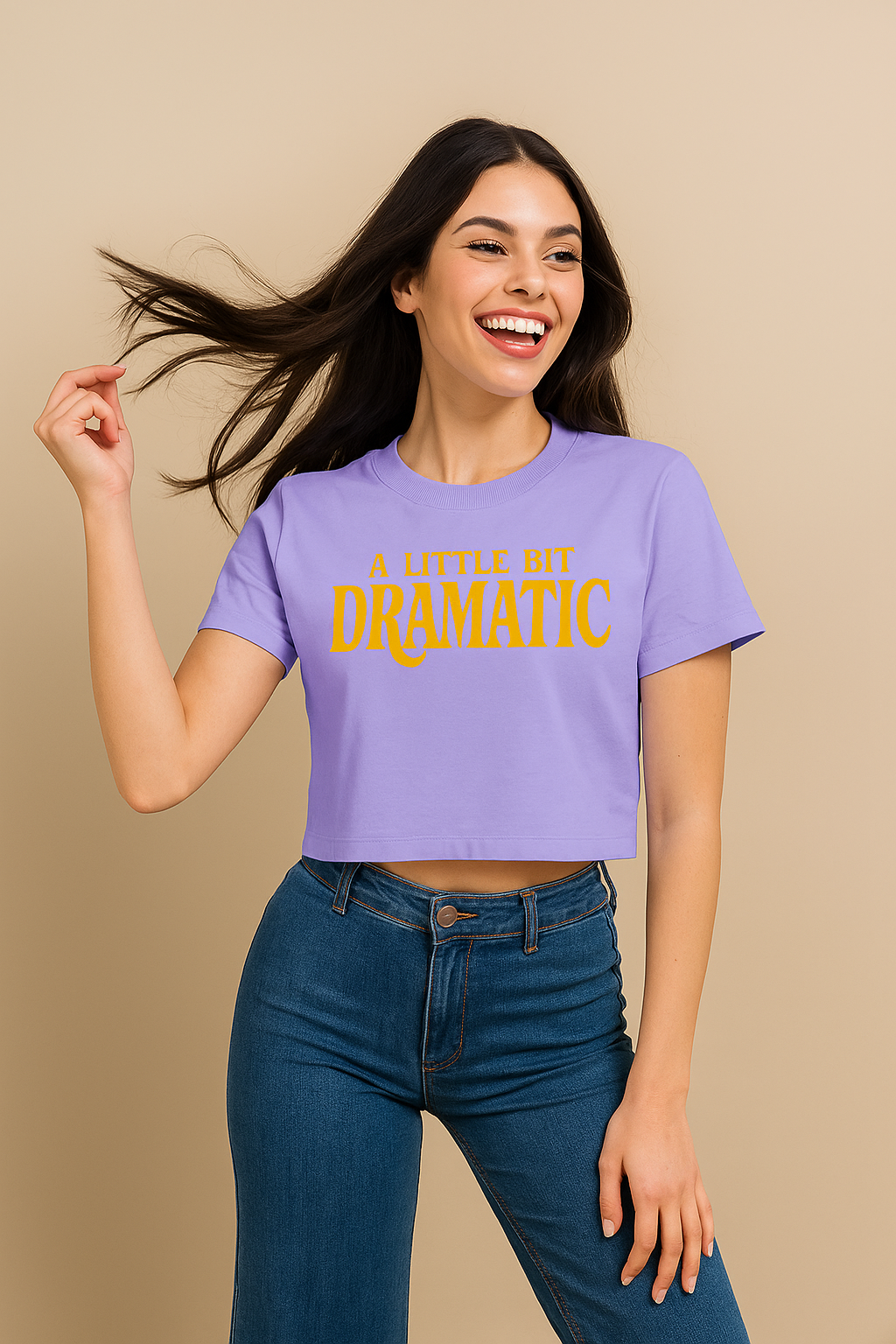 Dramatic Energy – Statement Crop Top