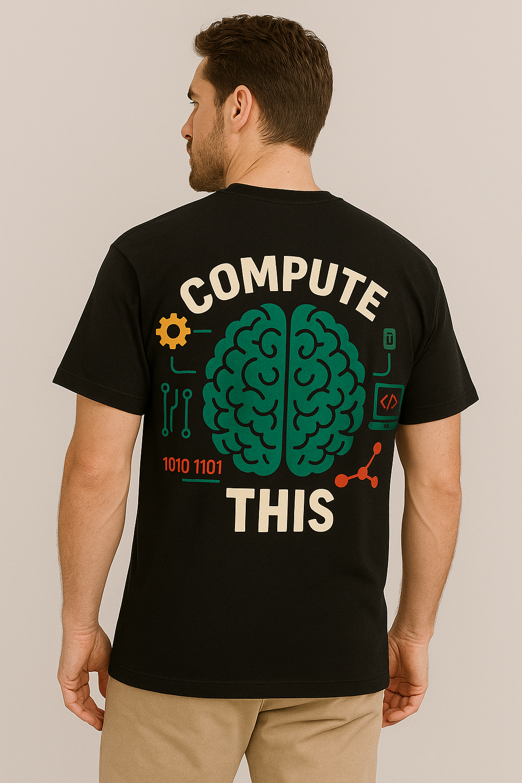 Computer This – Tech Brain Oversized Tee
