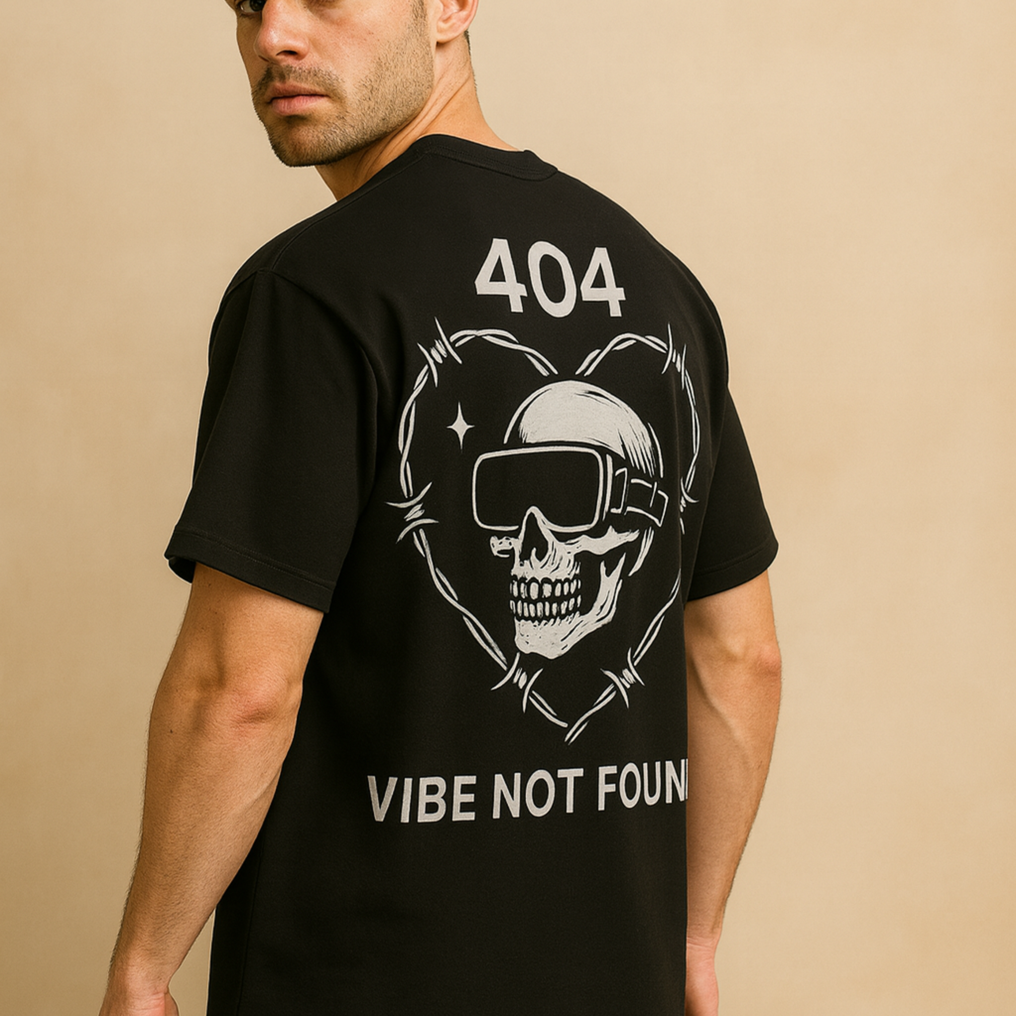 404 Vibe Not Found Oversized Tee  “When the vibe is missing but the style is loaded — oversized &amp; unapologetic.”