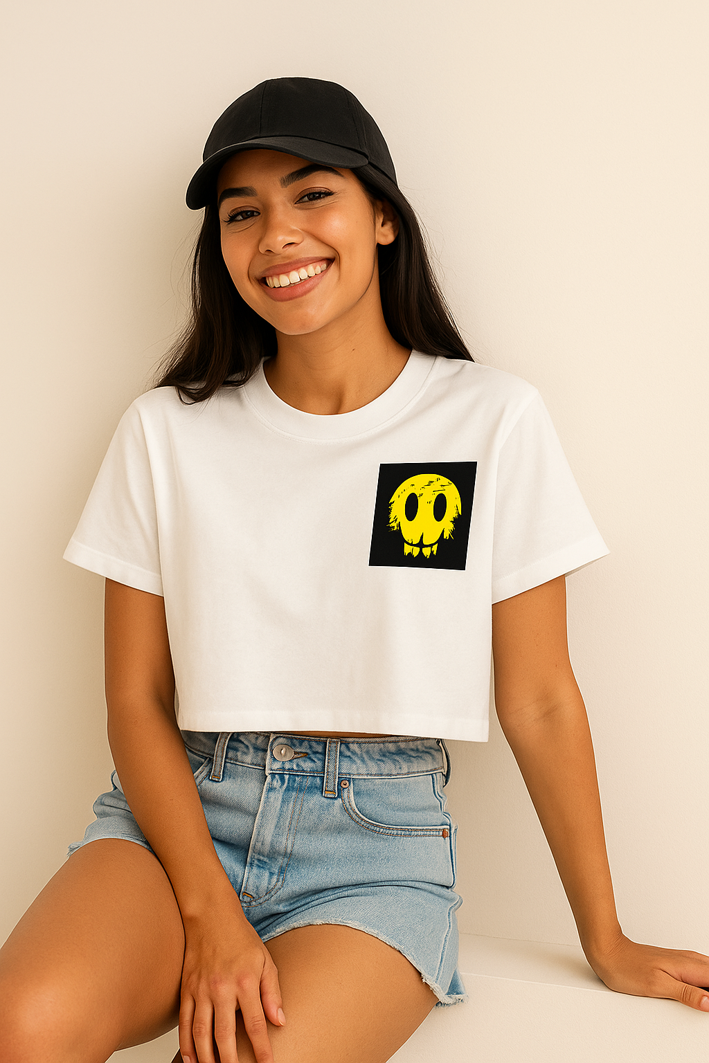 Midnight Jungle – Women Crop Top