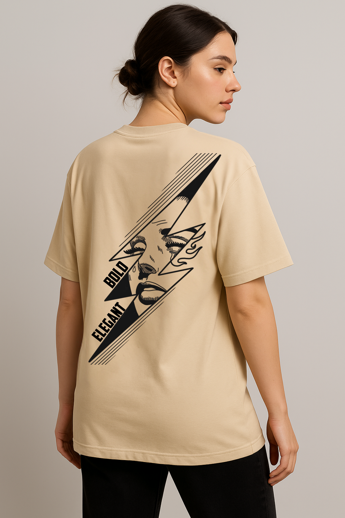 Bold &amp; Elegant – Lightning Oversized Tee
