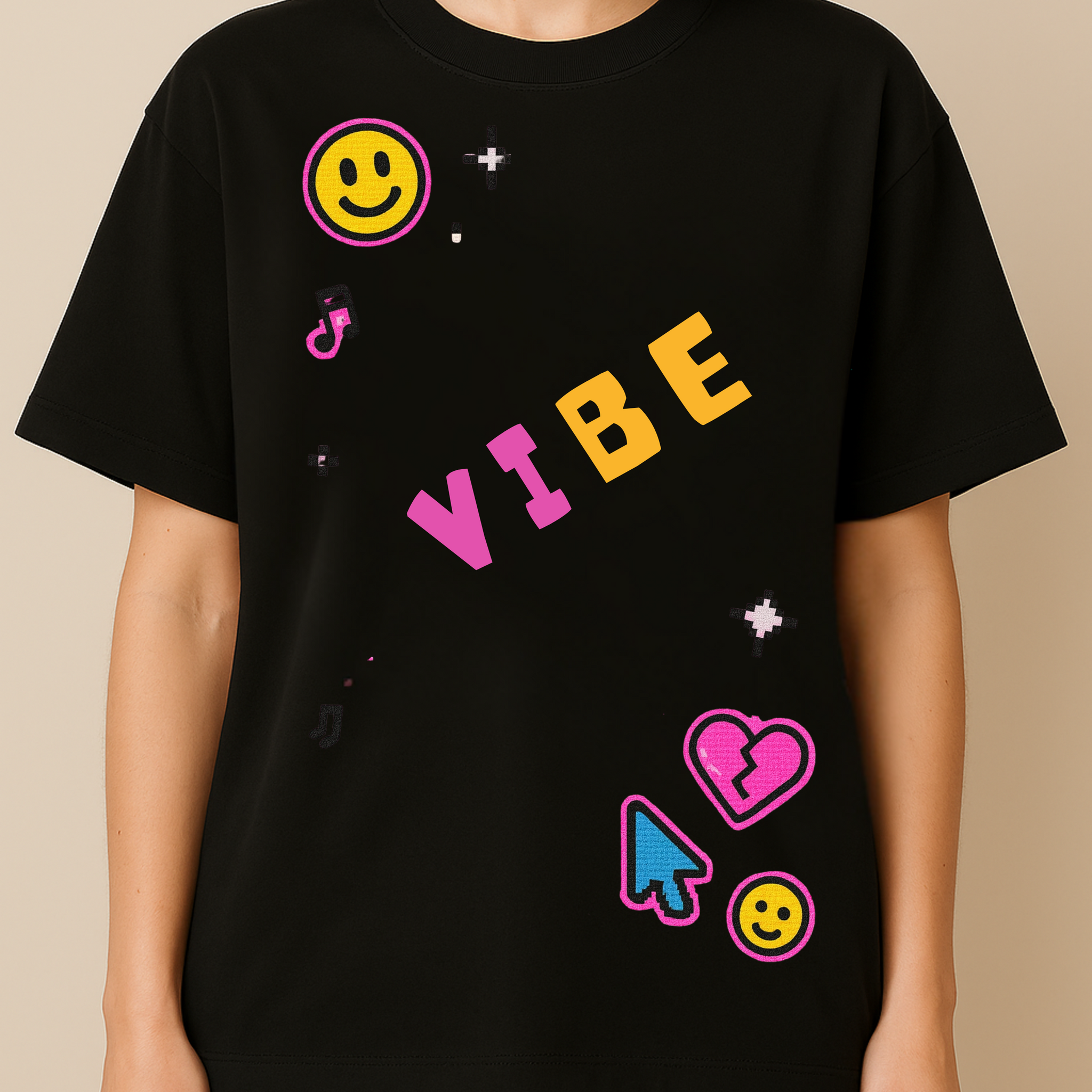 “Save The Vibe Women’s Oversized Cotton Tee”