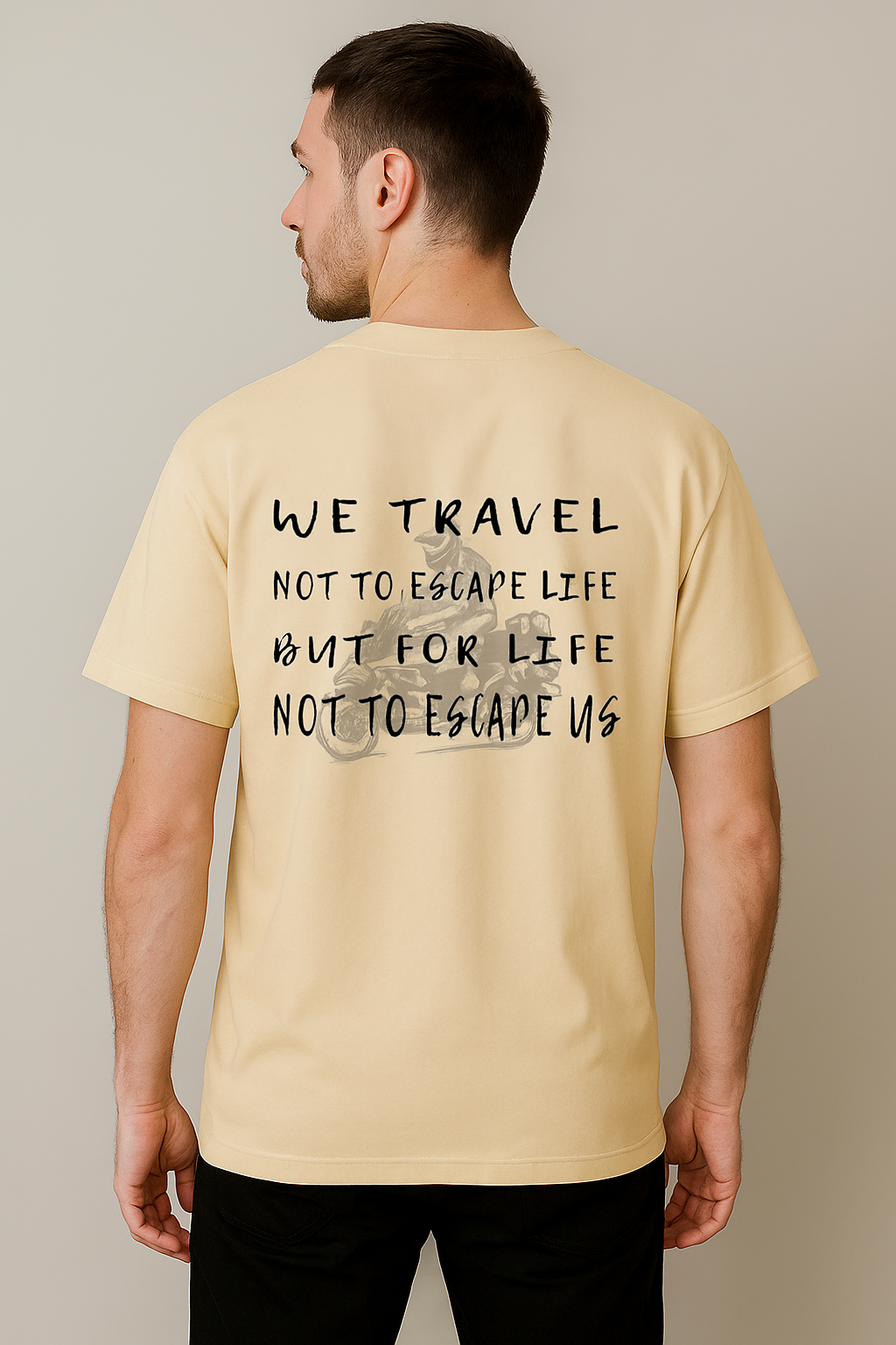 Life Won’t Wait – Oversized Travel Tee