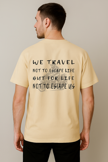 Life Won’t Wait – Oversized Travel Tee