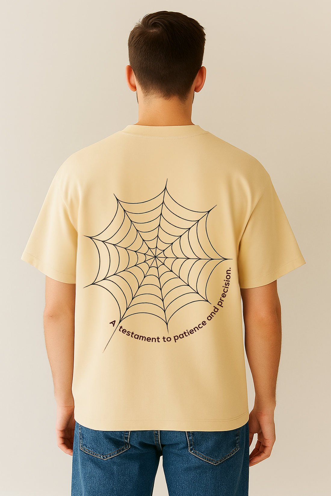 Spider Web – Oversized Patience Tee