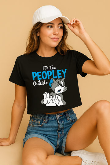 Too Peopley – Tom Reaction Crop Top